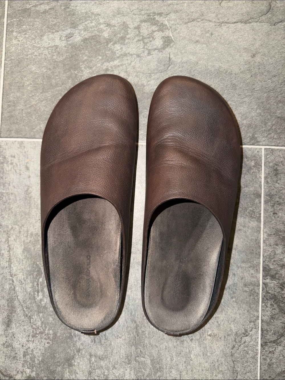 Banana Republic Men's Brown Slip-On Leather Loafers